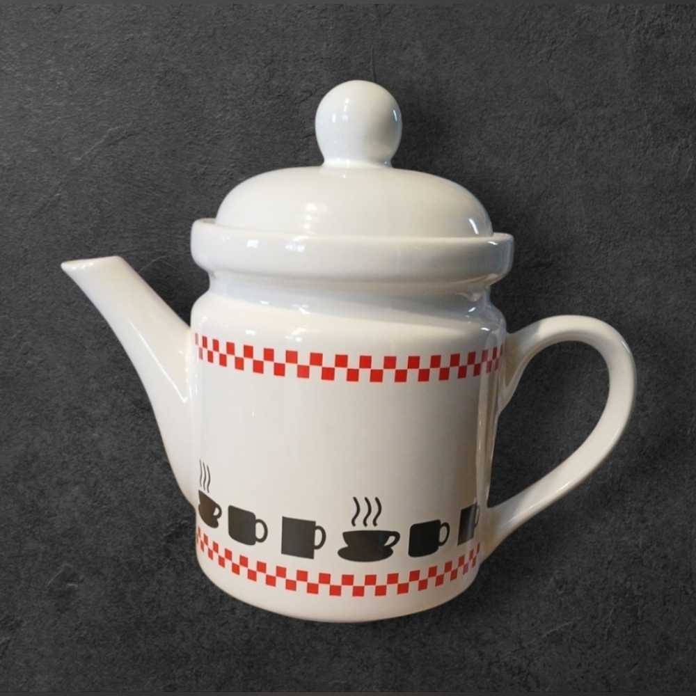 Vintage "Checkmate" Teapot